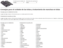 Tablet Screenshot of cuidado.telas.es